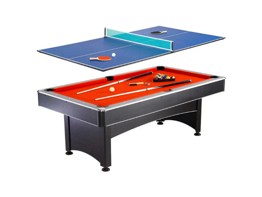 Maverick 7 Foot Pool Table with Table Tennis Top