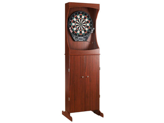 Outlaw Bristle Dartboard and 81" Free-Standing Cabinet